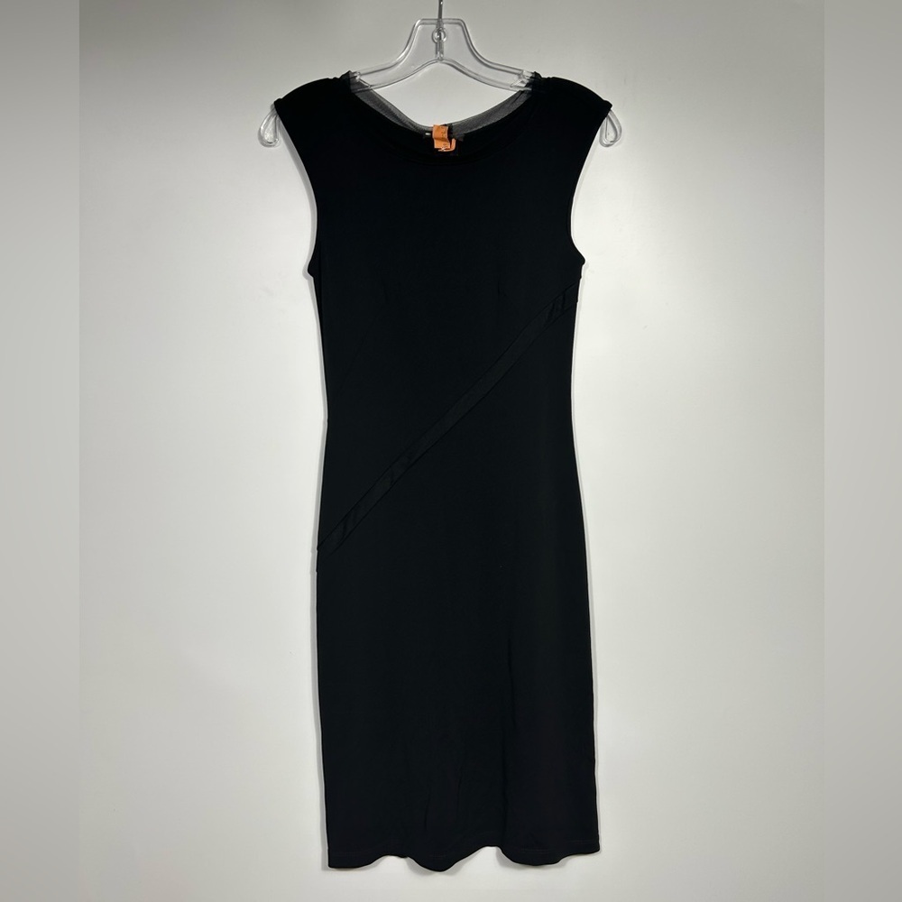 BCBG Classic Black Mini Dress Size XS Stretchy Cocktail Party Form Fitting